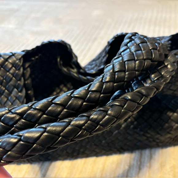 FALOR - Woven Italian Leather Tote - Picture 4 of 11